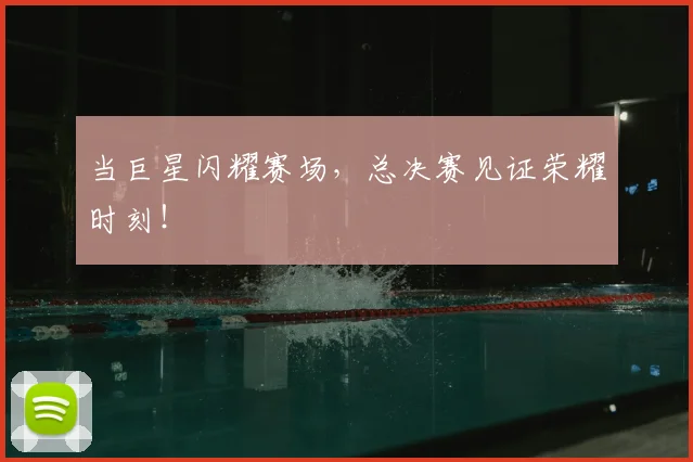 当巨星闪耀赛场，总决赛见证荣耀时刻！